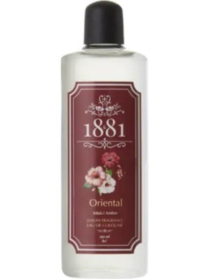 1881 Kolonya Oriental Misk-i Amber 250 ml 80 Derece Cam Şişe ile Anadolu'nun Kokusu