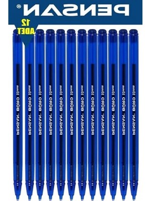 Die Grup Büro Tükenmez Kalem 1.0 mm Mavi 12'li