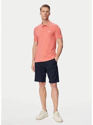 Boss Lacivert Erkek Regular Fit Şort CHINO_TAPERED_DS_3S_50560372