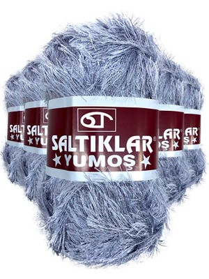 Die Grup 5 Adet Yumoş Sakallı El Örgü Ipi Yünü 06