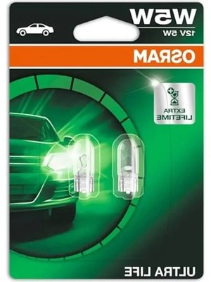 Die Grup 12V 2'li Paket Ultralife Plaka Park Ampulü, Sarı