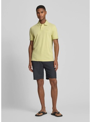 Boss Yeşil Erkek Regular Fit Logo Baskılı Polo T-Shirt PRIME_50560372