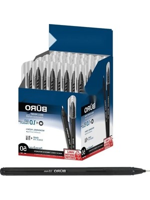 Die Grup Tükenmez Kalem 1 mm - Siyah Renk