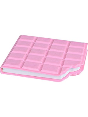 Hereveoyuncak Pembe Peluş Ayıcık, Kar Küresi ve Pembe Çikolata Nott Defteri Hediye Seti