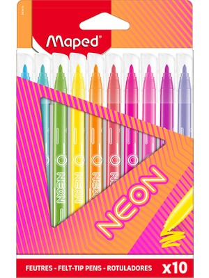 Maped Color'peps Neon Keçeli Kalem 10 Renk 845419