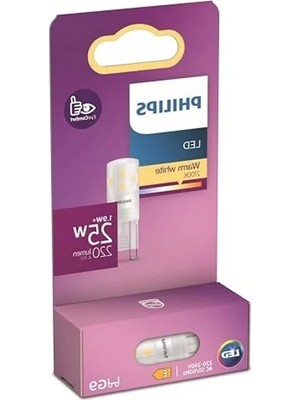 Die Grup 1.9W LED Kapsül Ampul, 220 Lumen, Sarı Işık, G9 Duy