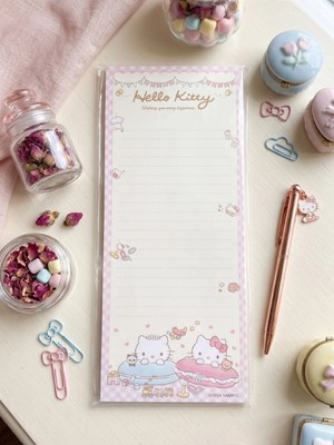 Gifi Kuromi & Hello Kitty Lisanslı Bloknot 9x22,7 cm