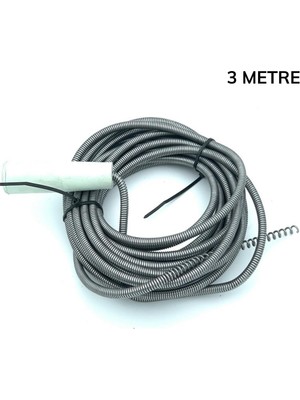 TeknoKapsül Lavabo Gider Boru Açacağı (3 Metre)