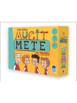 Mavi Kirpi Yayınları Mavi Kırpi Mucit Mete ve Tayfası 3. Sınıf Hikaye Seti 10 Kitap Celal Akbaş 9 - 12 Yaş İçin