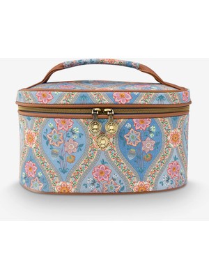 Pip Studio Ornamento Mavi Polyester Makyaj Çantası 26X16X16 cm