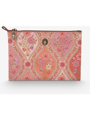 Pip Studio Ornamento Turuncu Polyester Makyaj Çantası 24X1X15,5 cm