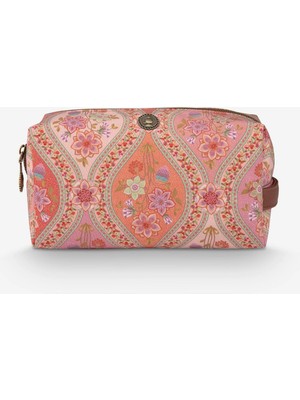 Pip Studio Ornamento Turuncu Polyester Makyaj Çantası 21,5X10X10,5 cm