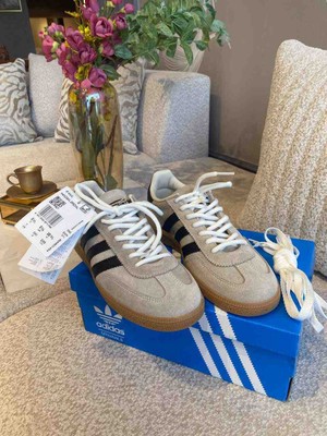 Evlium Adidas Handball Spezial Unisex Bej Spor Ayakkabı