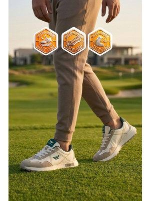 Walkway Beyaz Hafızalı Taban Unisex Spor Ayakkabı