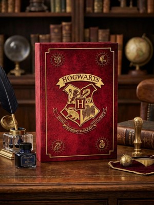 Gifi Harry Potter Lisanslı Kitap Görünümlü Dekoratif Kutu 24X16 cm