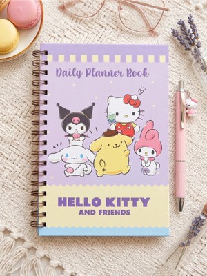 Gifi Kuromi & Hello Kitty Stickerlı Planner Kitap