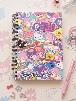 Gifi Kuromi & Hello Kitty Stickerlı Planner Kitap