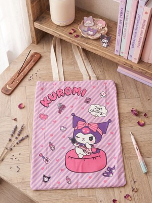 Gifi Kuromi & Hello Kitty Lisanslı Bez Çanta