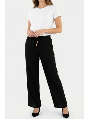 Only Onlnele Wide Leg Geniş Paça Belden Bağlamalı Pantolon Bayan Pantolon 15370054