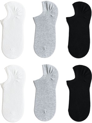 QUALITY WALKING Monochrome Series Sneaker Çorap 6'lı Set