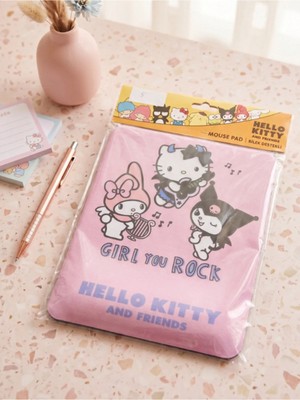 Gifi Kuromi & Hello Kitty Lisanlı Bilek Destekli Mousepad