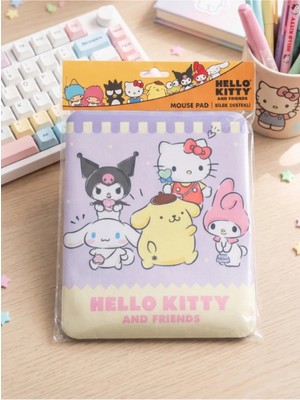 Gifi Kuromi & Hello Kitty Lisanlı Bilek Destekli Mousepad