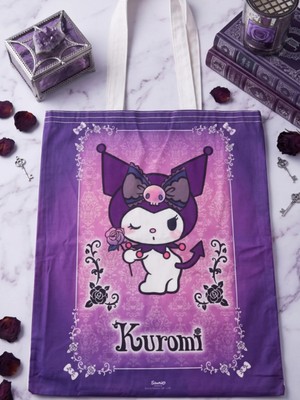 Gifi Kuromi & Hello Kitty Lisanslı Bez Çanta
