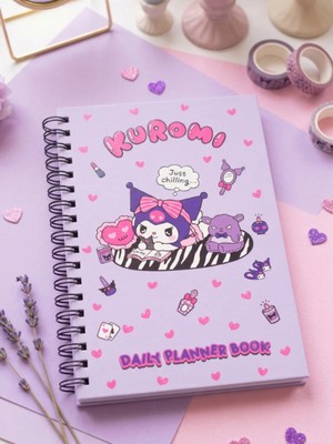 Gifi Kuromi & Hello Kitty Stickerlı Planner Kitap