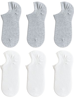 QUALITY WALKING Monochrome Series Sneaker Çorap 6'lı Set