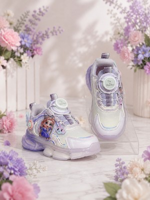 Rocky Sport Swing Ortopedik Çocuk Genç Işıklı Akıllı Bağcıklı Günlük Casual Sneaker Resimli Ayakkabı