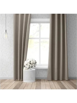 Vivense Etshome Krem Blackout Perde 16440 100X260