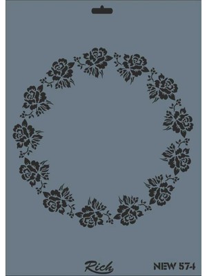 TeknoKapsül New Seri N-574 Stencil 35X25 cm