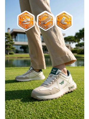 Walkway Beyaz Hafızalı Taban Unisex Spor Ayakkabı