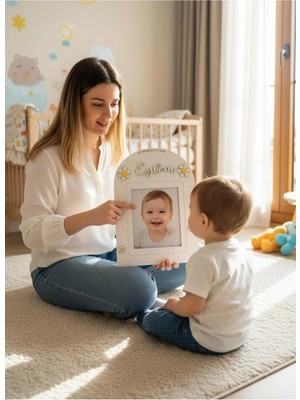 Woodengifts Kişiye Özel ve Her Yaşa Uygun Ahşap Büyük Boy Doğum Günü Fotoğraf Panosu Kapı Süsü