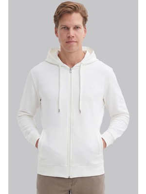 Cazador Snow Erkek Ince Kapüşonlu Fermuarlı Sweatshirt Regular Fit Günlük Hoodie 54305