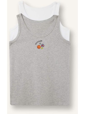 DeFacto %100 Pamuk Pijama Takımı Regular Fit Pointel Kumaş Uzun Kollu Üst Uzun Alt C4104A826SM
