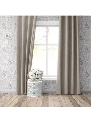 Vivense Etshome Blackout Perde, Krem, 100X260, 16440