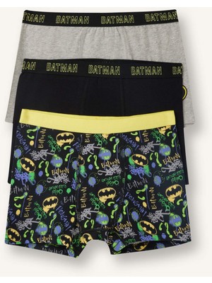DeFacto Batman 3'lü Boxer Erkek Çocuk F8576A826SM