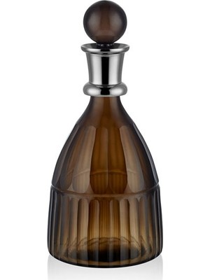 Lamedore Dekoratif Şişe Kapaklı Kahve 12,5X23 cm 1PRO-15244KH