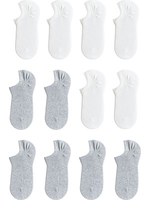 QUALITY WALKING Monochrome Series Sneaker Çorap 12'li Set