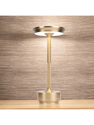 Empressco Cata CT-8438 Toronto Şarjlı Masa Lambası 3 Renk Gold Kasa Düz Model (3000K - 4000K - 6500K) Dokunmatik - Fiyatı, Yorumları