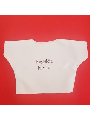 TeknoKapsül Hoşgeldin Kuzum Yazılı Oyuncak Tişörtü