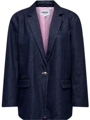 Only Onlcory Ls Dnm Blazer Gua Kadın Mavi  - 15338592
