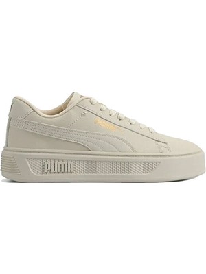 Puma Smash Platform V3 Tdp Unisex Günlük Ayakkabı 40617550 Bej