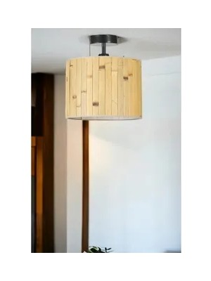 Vivense Bambu 02 Abajurlu Plafonyer Avize