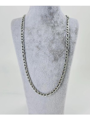TeknoKapsül Rodyum Çelik Erkek Kolye 60 cm - EKL0008