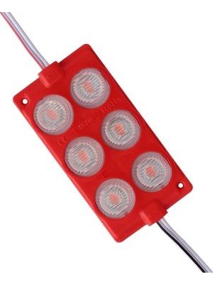 TeknoKapsül 24 Volt 3 Watt Kırmızı 3030 Cob Modül LED 75*40