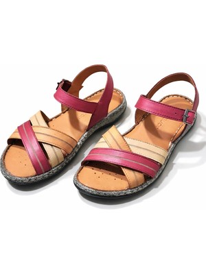 Patron Shoes Kadın Hakiki Deri Ortopedik Sandalet – Gün Boyu Konfor, Şıklık ve Hafiflik Sunan Yazlık Ayakkabı