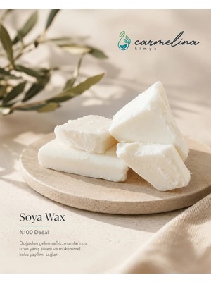 Carmelina 3kg Soya Wax, Mum Yapım Malzemesi