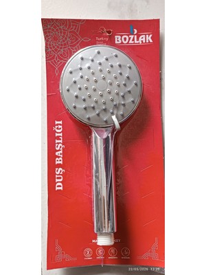 Ayarlı Tek Duş Başlığı Krom Kaplama Plastik